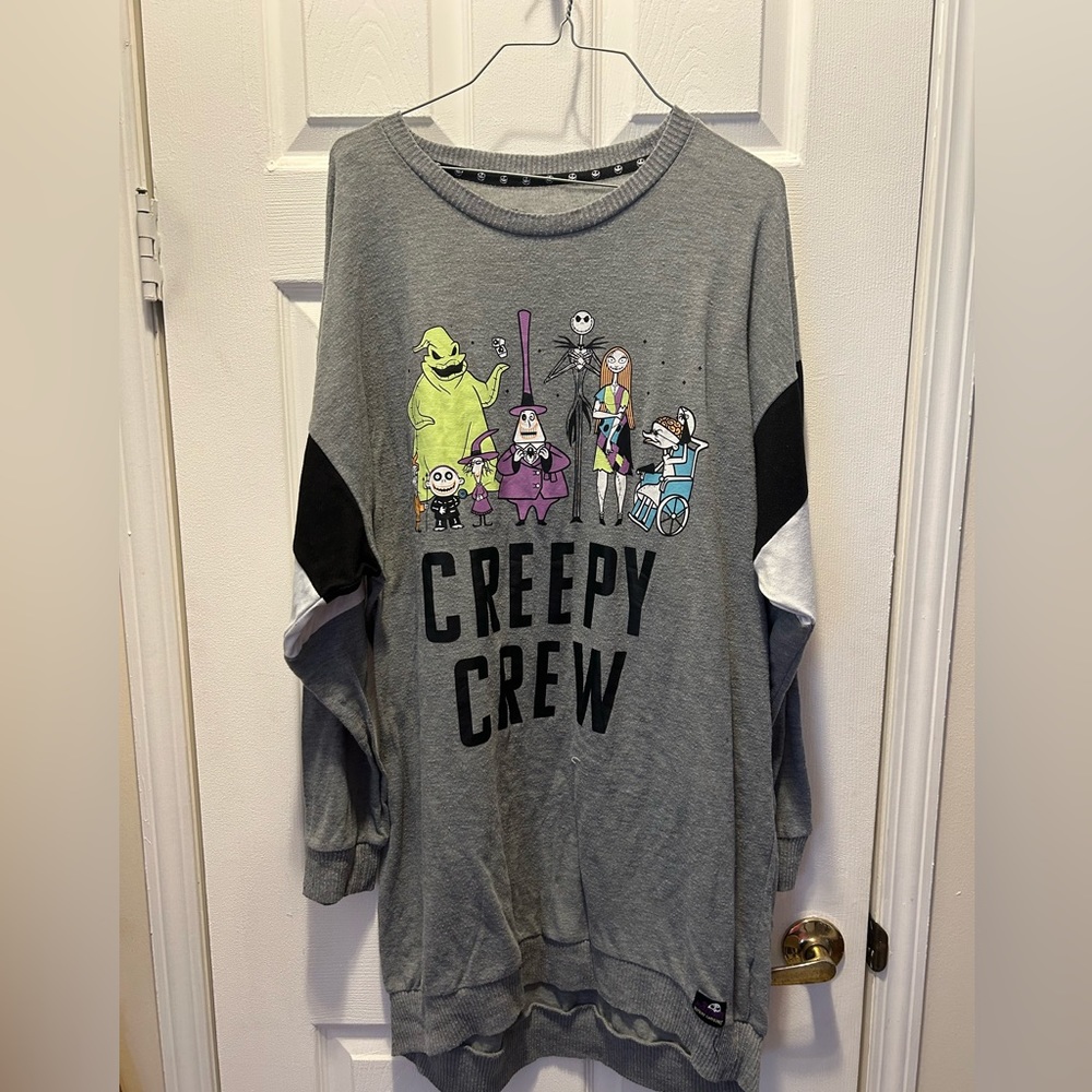 Nightmare Before Christmas sweater dress xl